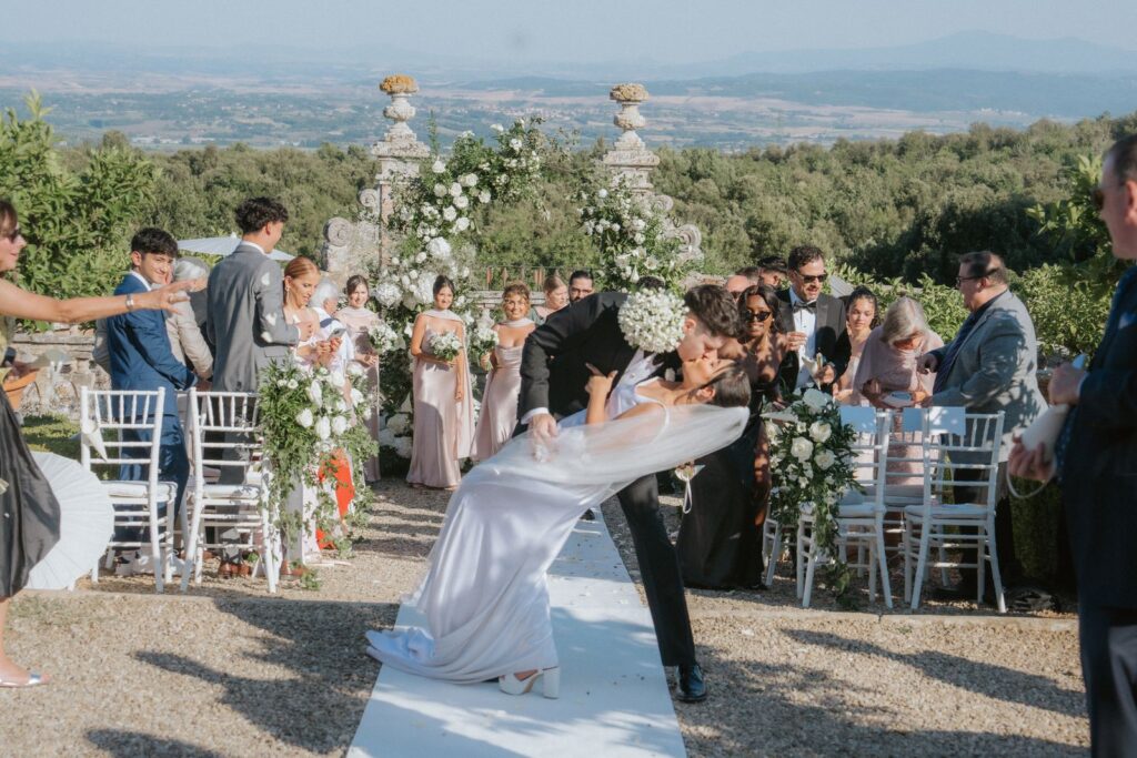 Lena and Avery’s wedding at Castello di Celsa, Siena, Tuscany
