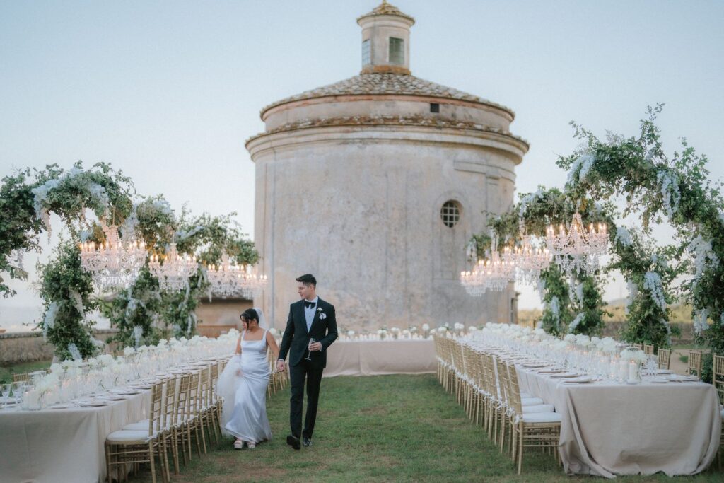 Lena and Avery’s wedding at Castello di Celsa, Siena, Tuscany