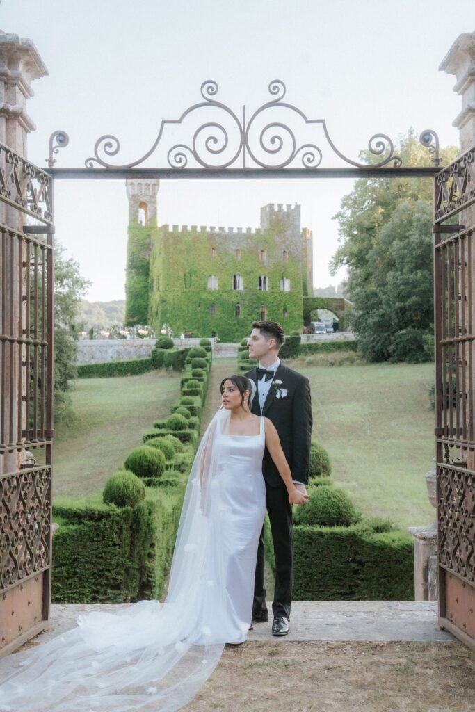 Lena and Avery’s wedding at Castello di Celsa, Siena, Tuscany