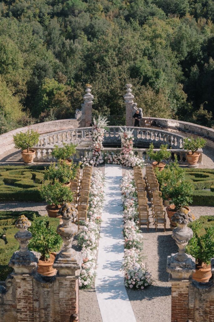 Stephanie and Domenique’s wedding at Castello di Celsa, Siena, Tuscany