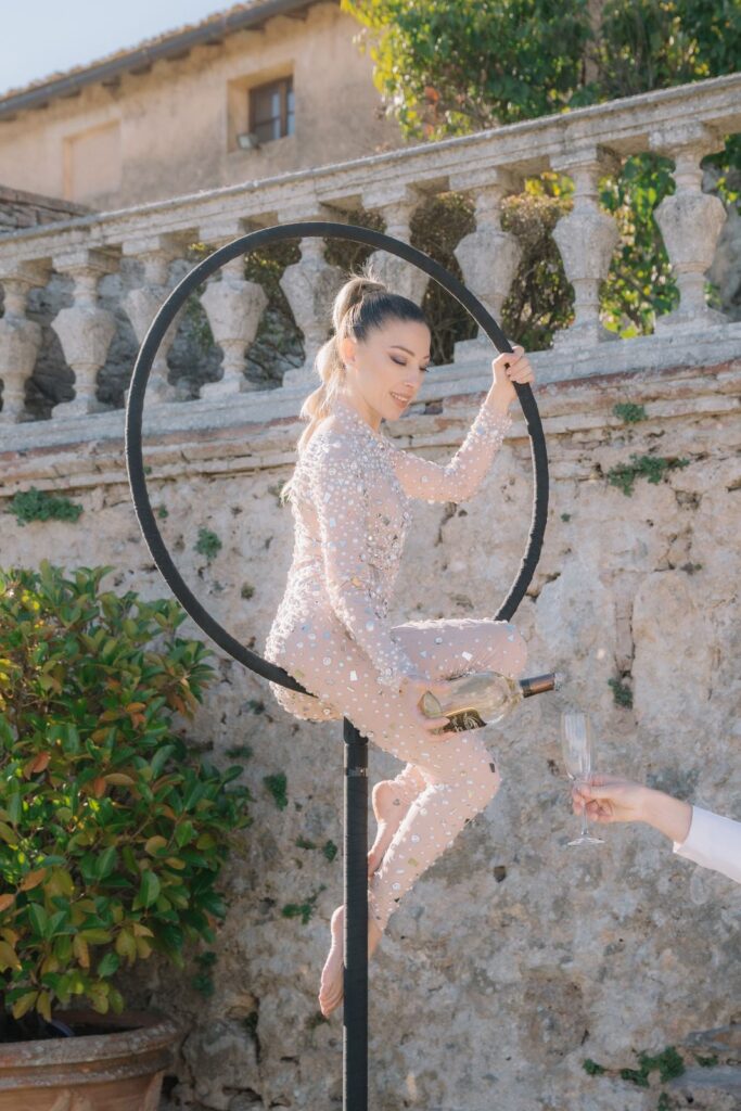 Stephanie and Domenique’s wedding at Castello di Celsa, Siena, Tuscany