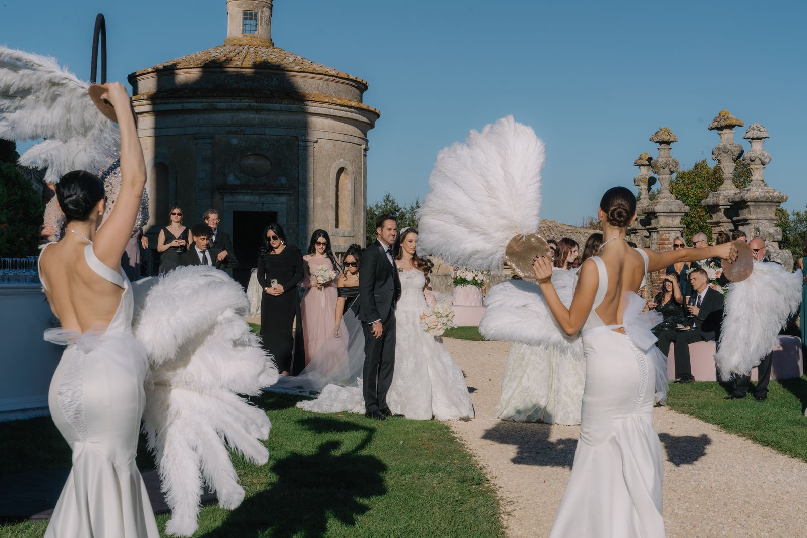 Stephanie and Domenique’s wedding at Castello di Celsa, Siena, Tuscany