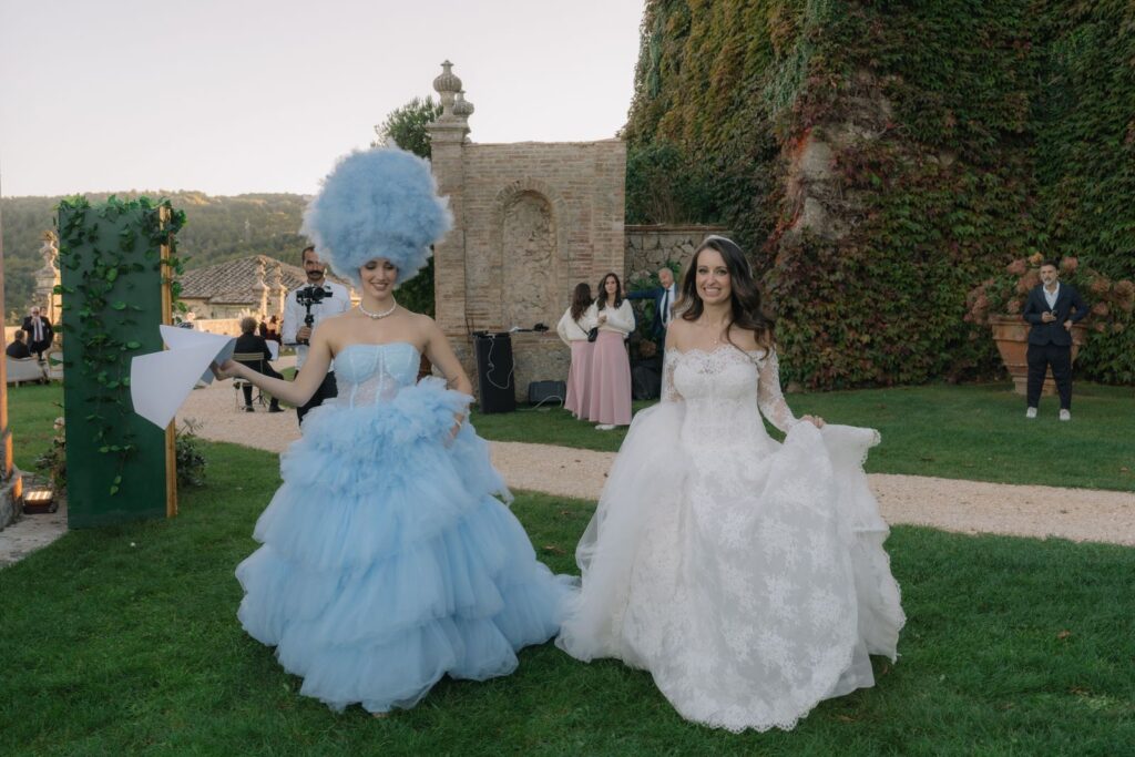 Stephanie and Domenique’s wedding at Castello di Celsa, Siena, Tuscany