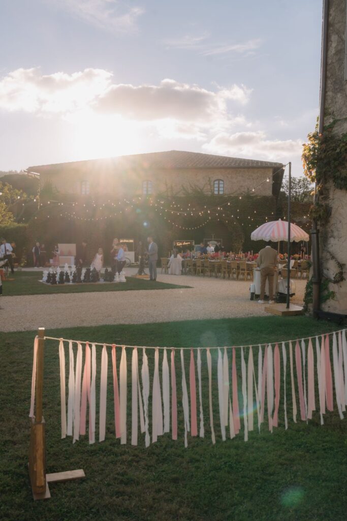 Stephanie and Domenique’s wedding at Castello di Celsa, Siena, Tuscany