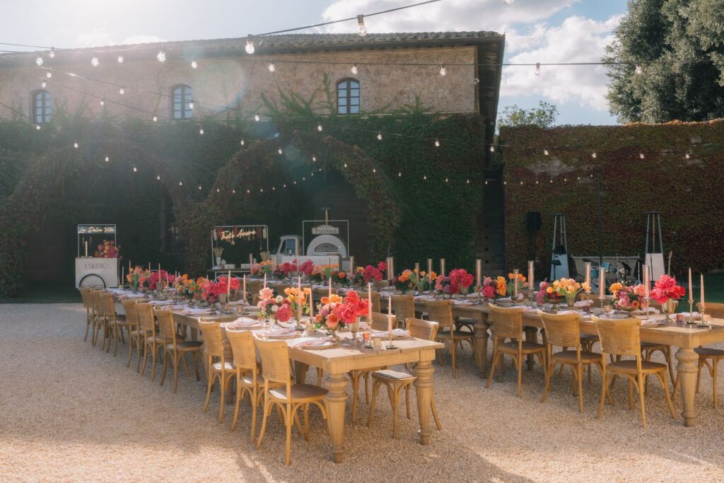 Stephanie and Domenique’s wedding at Castello di Celsa, Siena, Tuscany