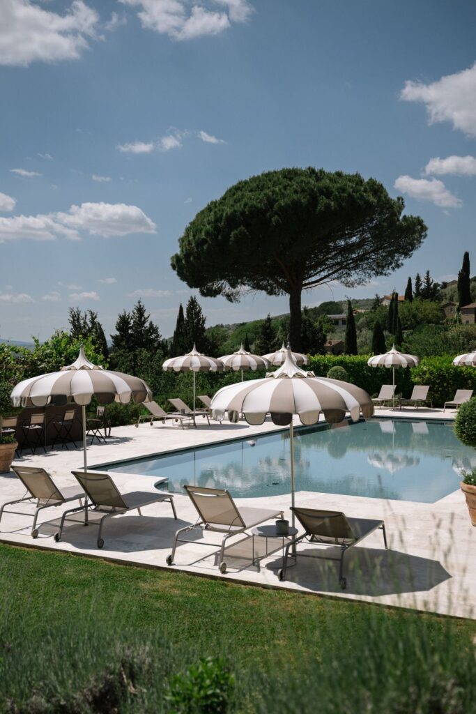 Sara and Nick’s wedding at Il Falconiere, Cortona, Tuscany