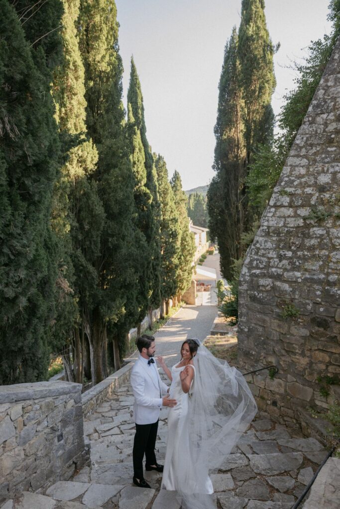 Idil and Adam’s wedding at Rosewood Castiglion del Bosco, Val d’Orcia, Tuscany