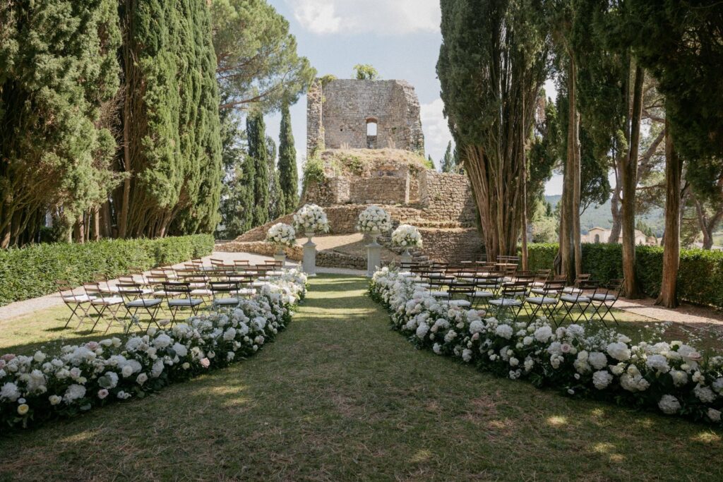 Idil and Adam’s wedding at Rosewood Castiglion del Bosco, Val d’Orcia, Tuscany