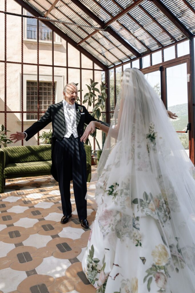 Carolyn and Tony’s wedding at Borgo di Vignamaggio, Chianti, Tuscany