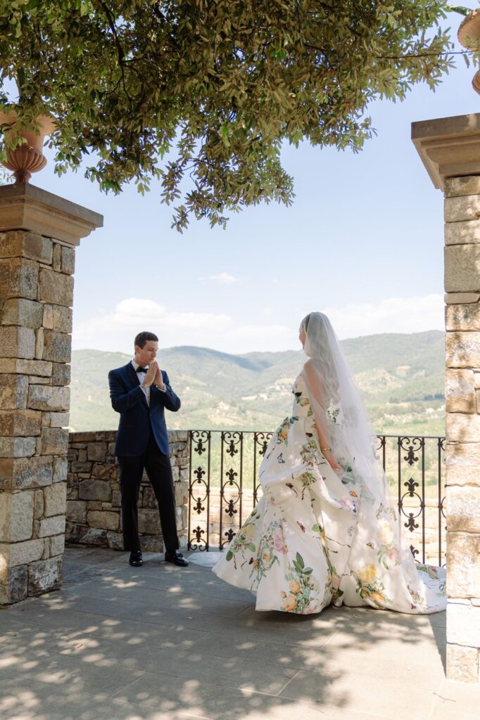 Carolyn and Tony’s wedding at Borgo di Vignamaggio, Chianti, Tuscany