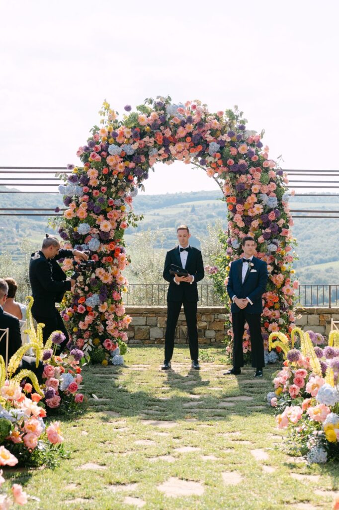 Carolyn and Tony’s wedding at Borgo di Vignamaggio, Chianti, Tuscany
