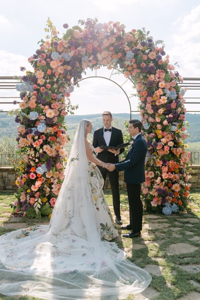 Carolyn and Tony’s wedding at Borgo di Vignamaggio, Chianti, Tuscany