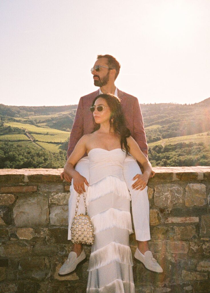 Sofia and Ari’s wedding at Borgo di Vignamaggio, Chianti, Tuscany