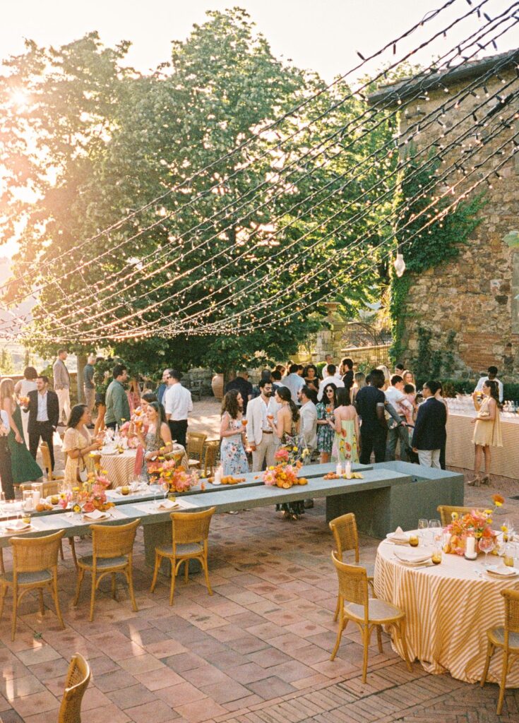 Sofia and Ari’s wedding at Borgo di Vignamaggio, Chianti, Tuscany