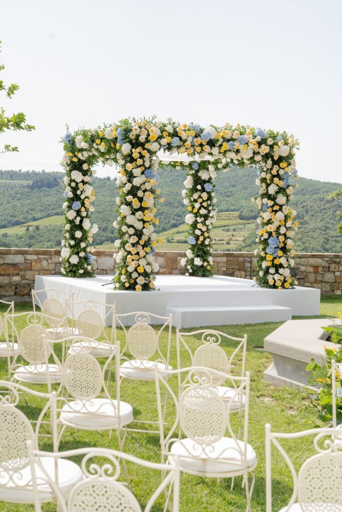 Sofia and Ari’s wedding at Borgo di Vignamaggio, Chianti, Tuscany