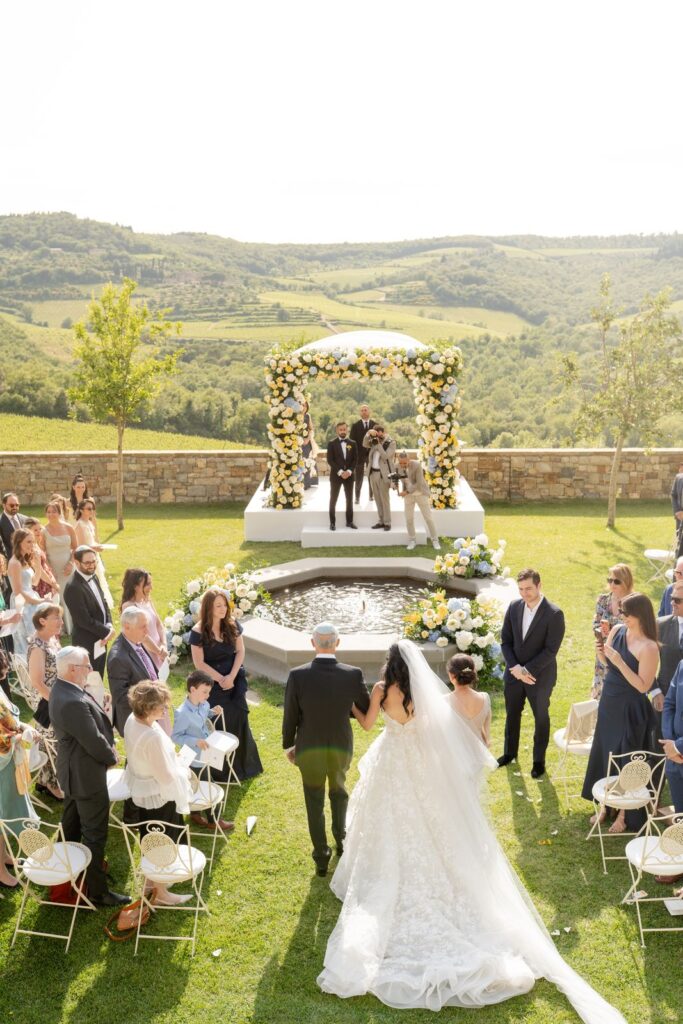 Sofia and Ari’s wedding at Borgo di Vignamaggio, Chianti, Tuscany