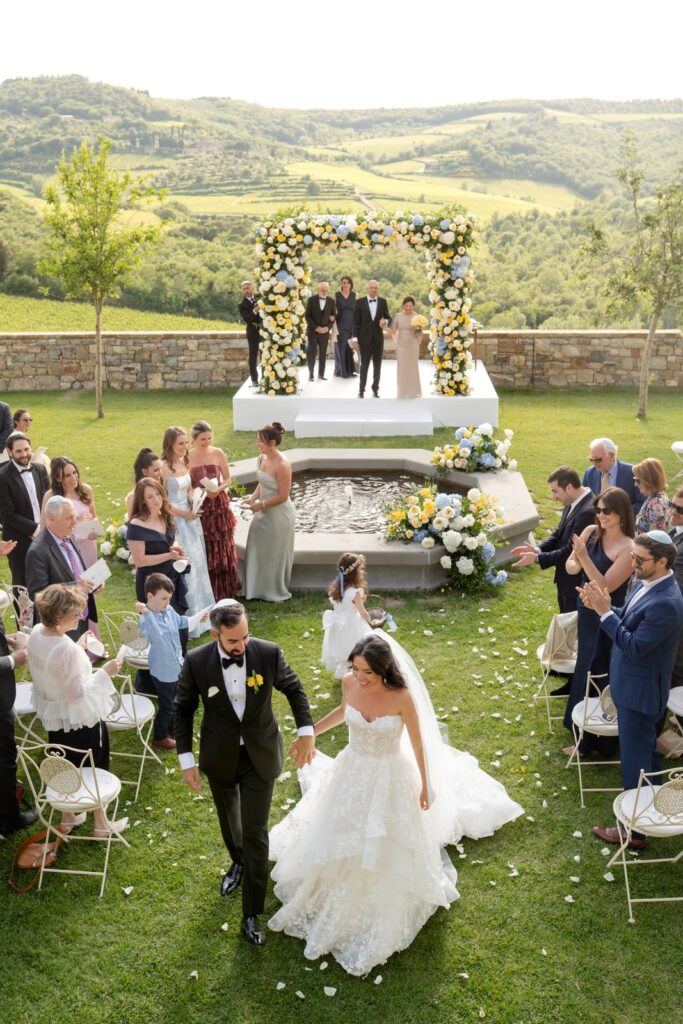 Sofia and Ari’s wedding at Borgo di Vignamaggio, Chianti, Tuscany
