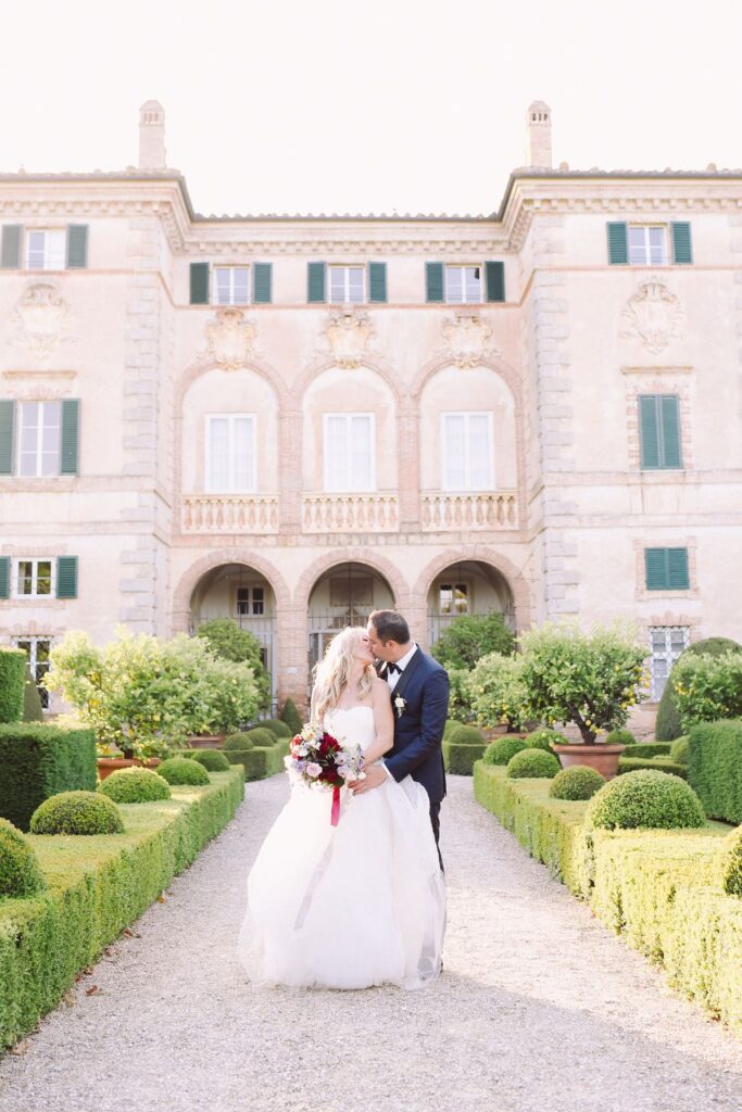 Robyn and Patrick’s wedding at Villa Cetinale, Siena, Tuscany