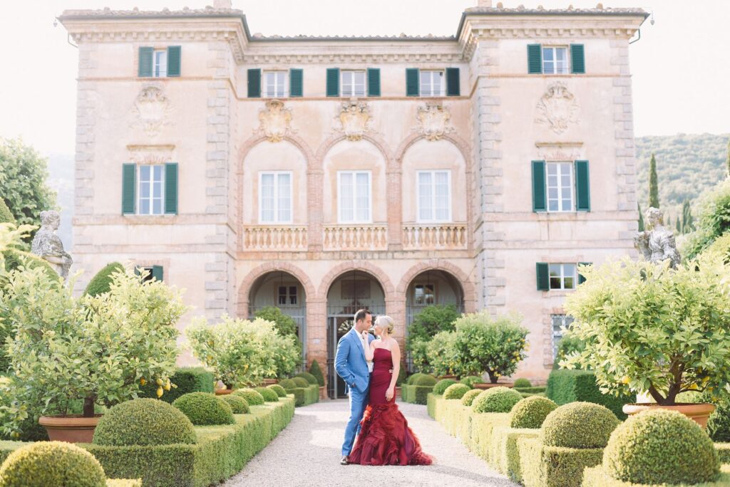 Robyn and Patrick’s wedding at Villa Cetinale, Siena, Tuscany