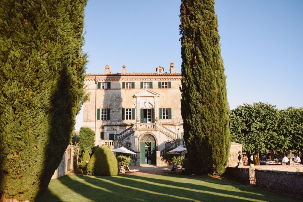 Robyn and Patrick’s wedding at Villa Cetinale, Siena, Tuscany