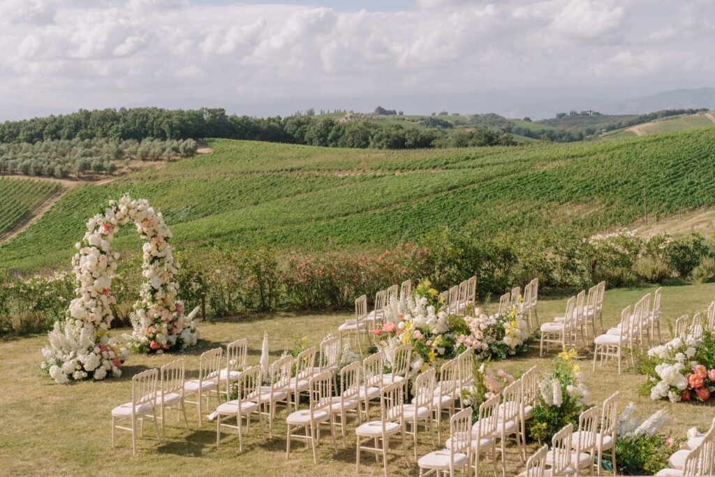Shannon and Sina’s wedding at Villa Petriolo, Tuscany, Italy