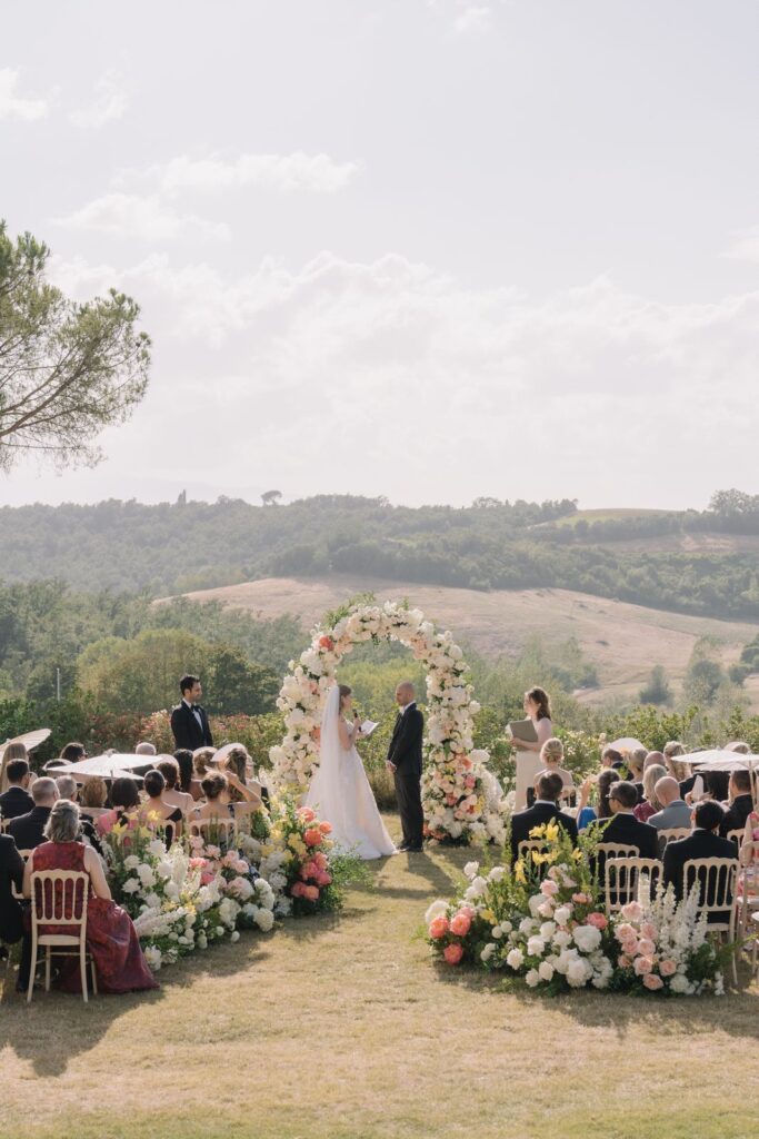 Shannon and Sina’s wedding at Villa Petriolo, Tuscany, Italy