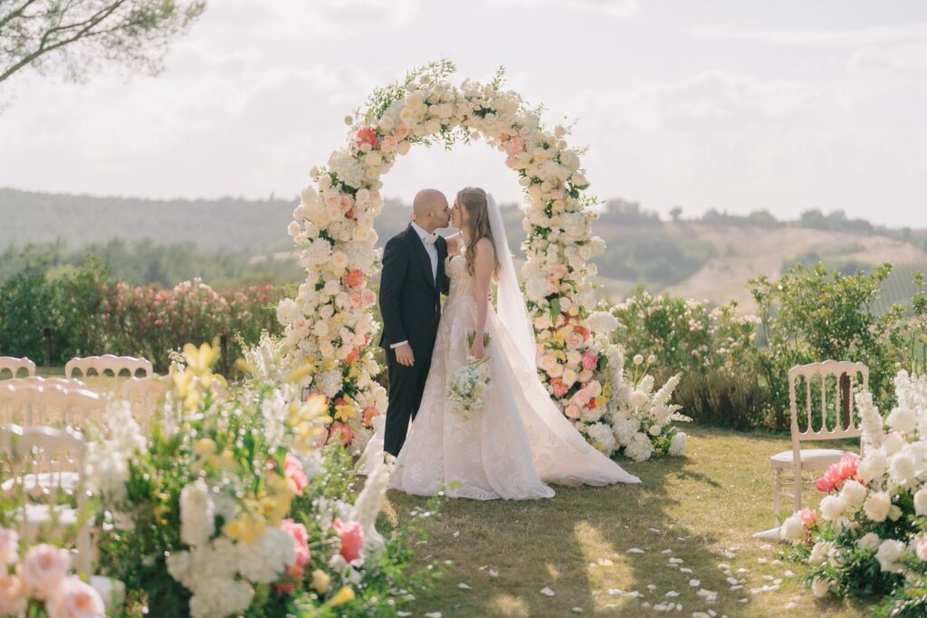 Shannon and Sina’s wedding at Villa Petriolo, Tuscany, Italy