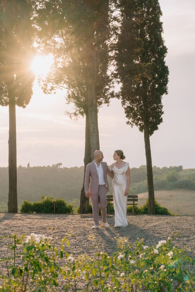 Shannon and Sina’s wedding at Villa Petriolo, Tuscany, Italy